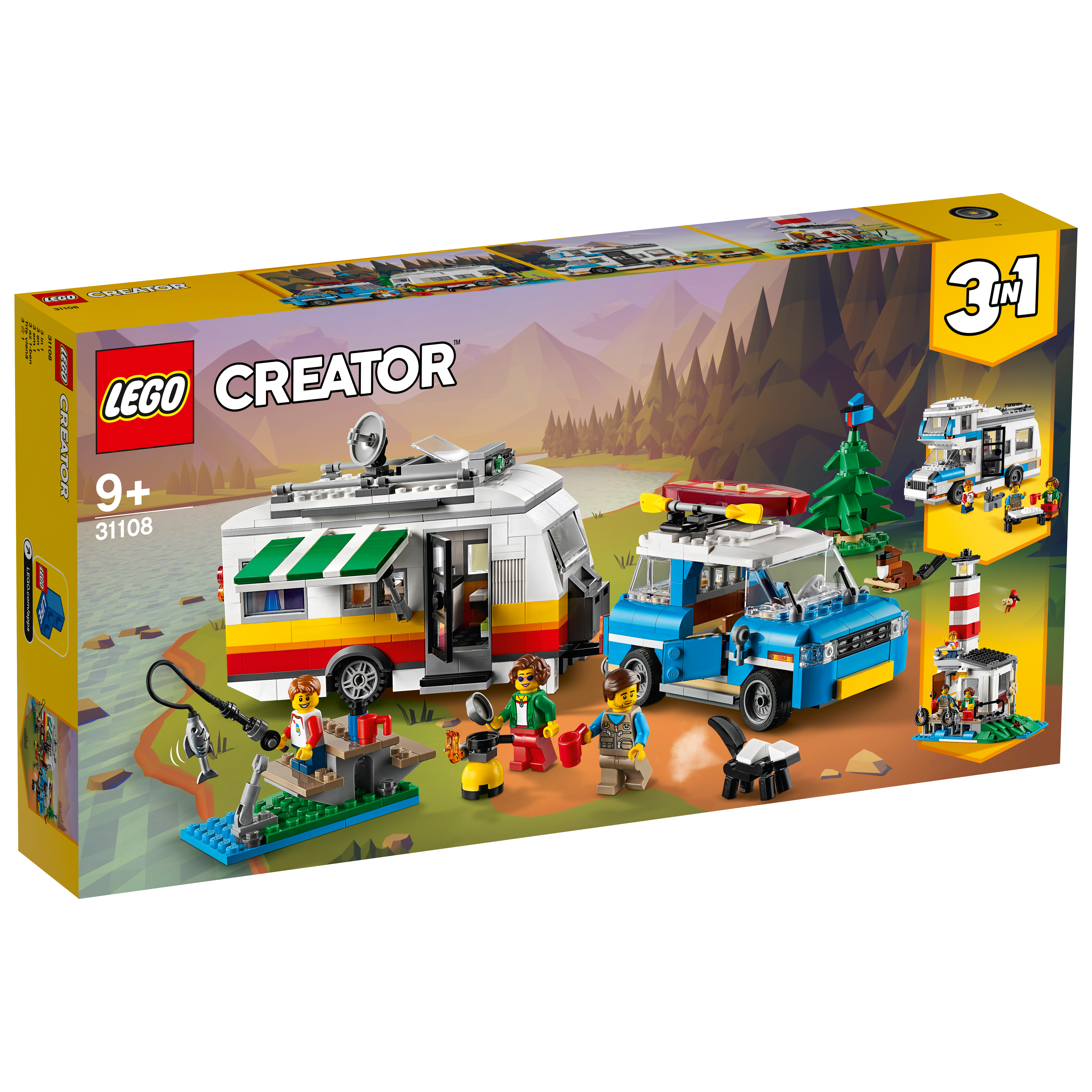 LEGO CREATOR 31108 VAKANTIE & CARAVAN - 411 1108 - 516636