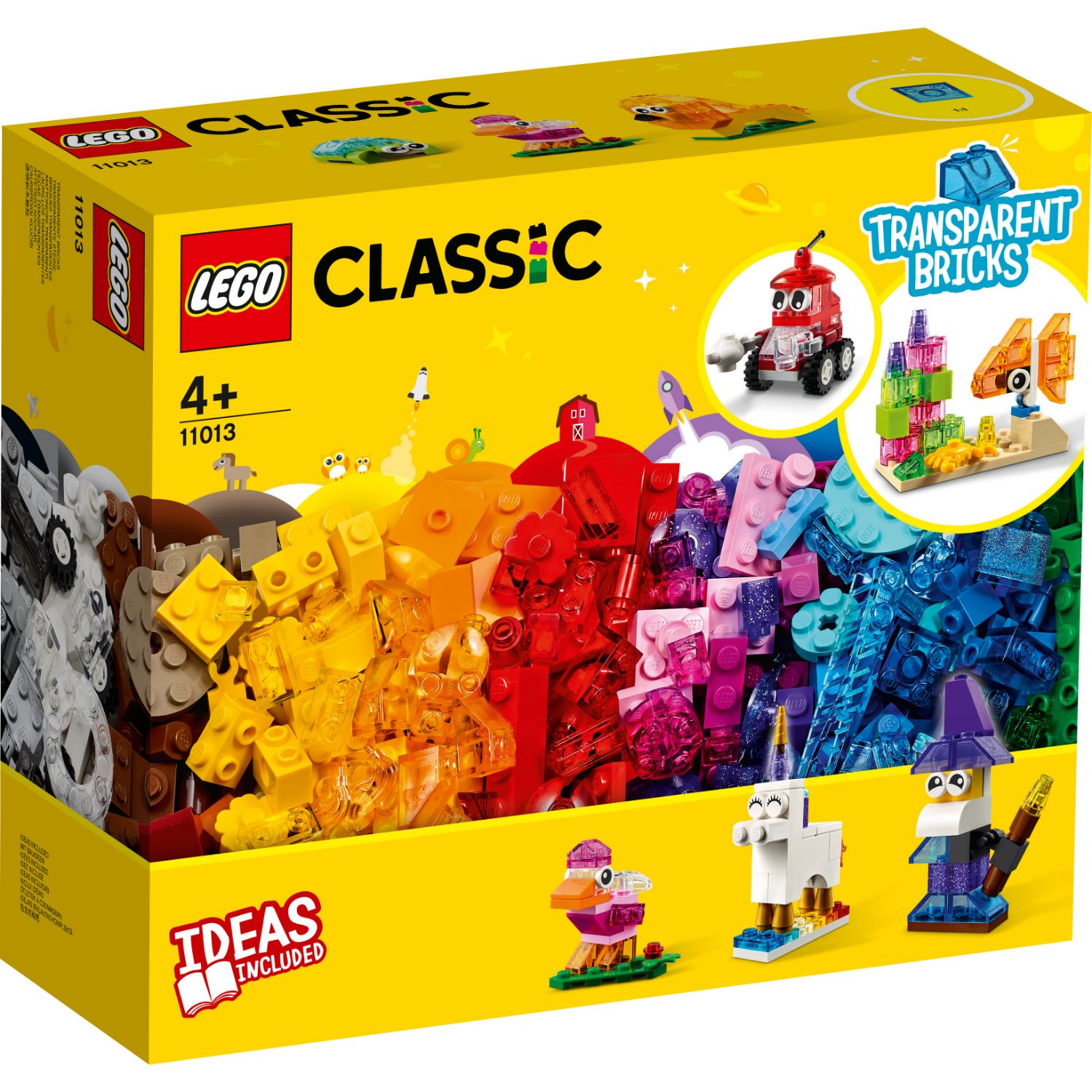 LEGO CLASSIC 11013 TRANSPARANTE STENEN - 411 8720 - 523871